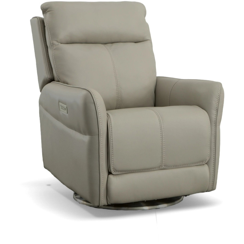 Spin Swivel Power Recliner with Power Headrest & Lumbar 1504-52PH by ...
