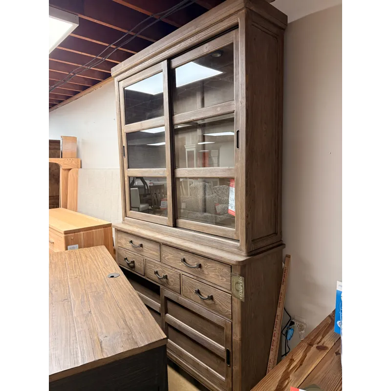 Rustic Farmhouse Display/Storage Cabinet