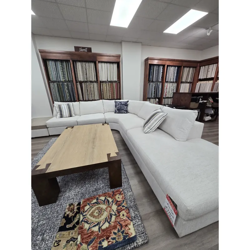 4PC WHITE SECTIONAL