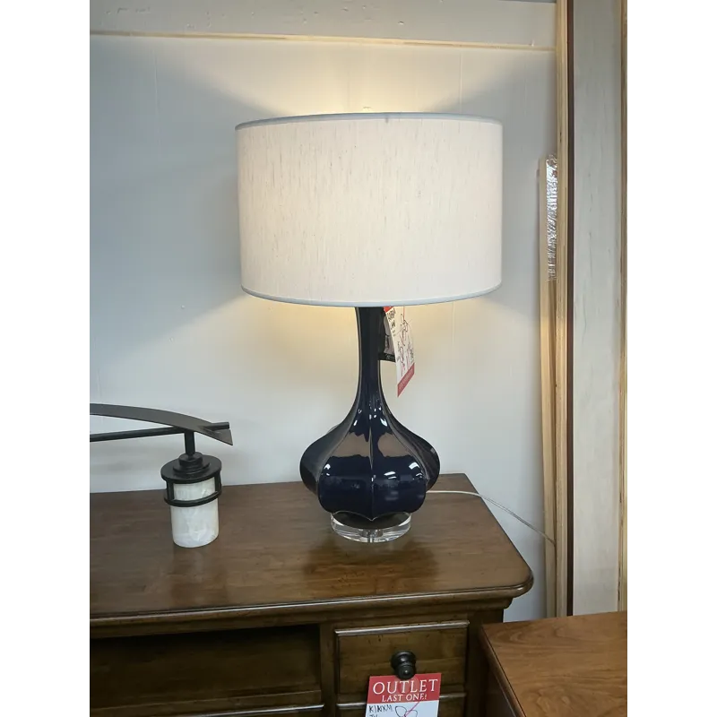 Navy Blue Lamp