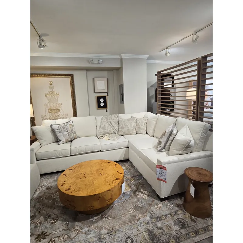 2pc BEIGE SECTIONAL