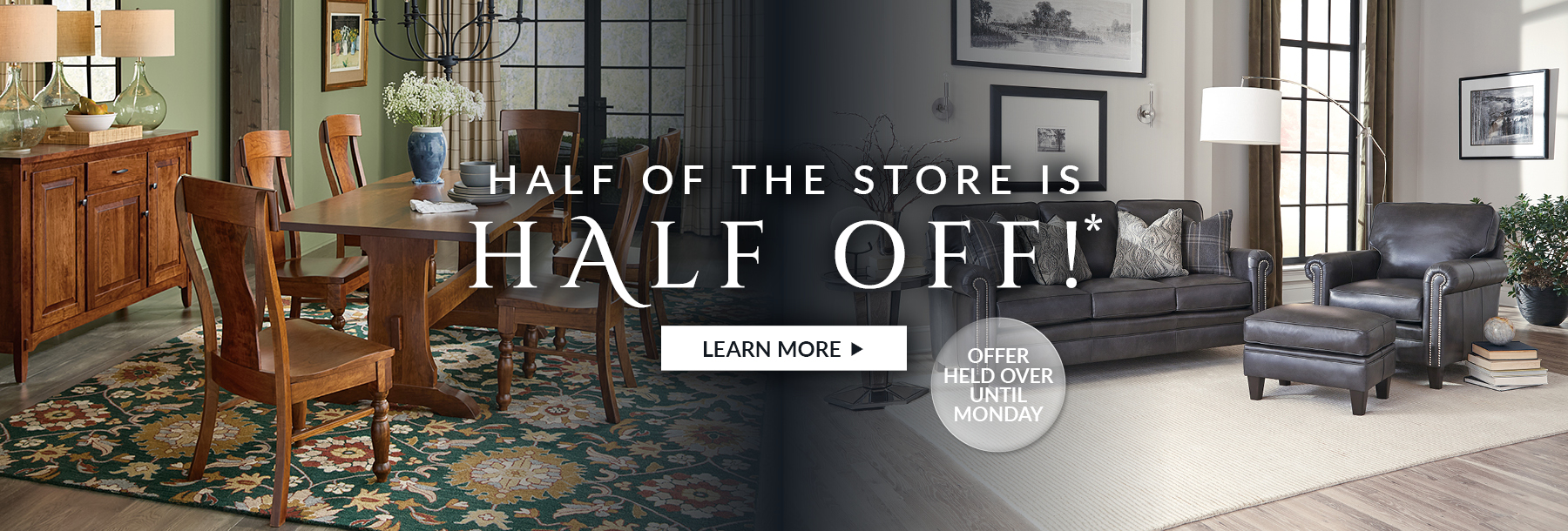 Memorial Day Half the Store Held Over