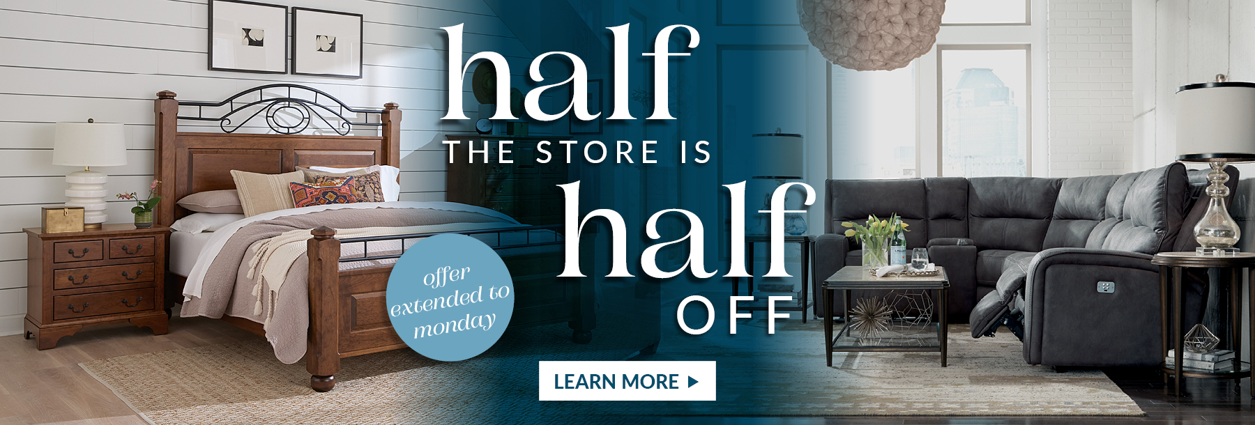 Half the Store is Half Off Extended