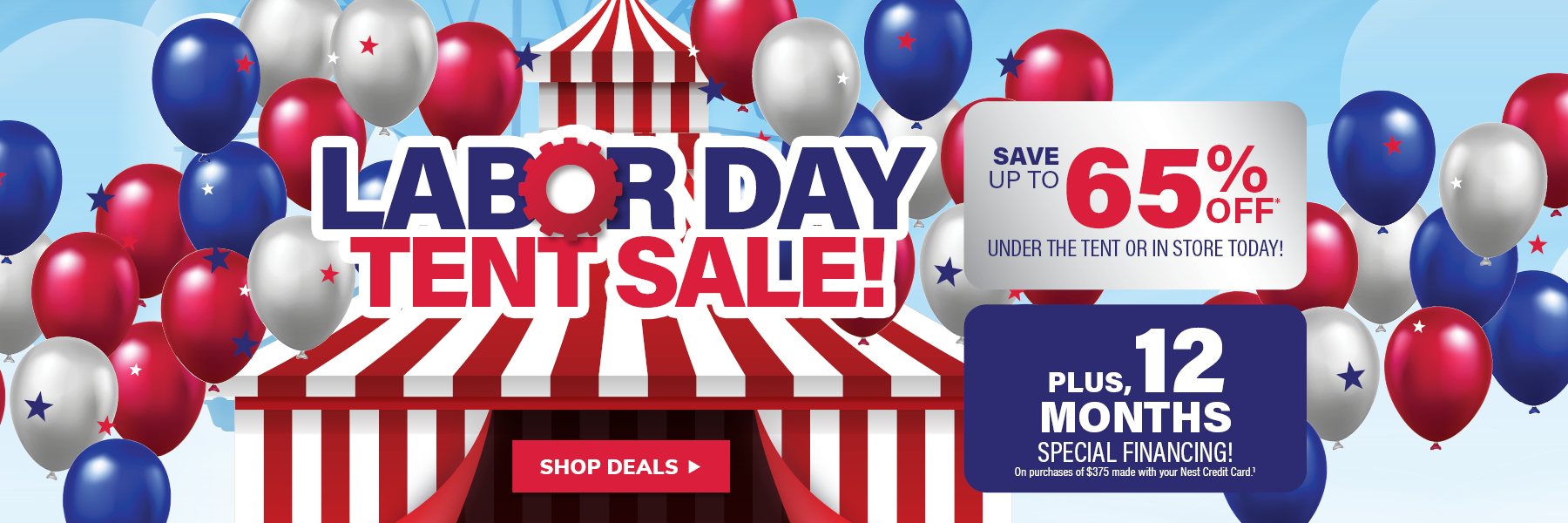 Labor Day Tent Sale