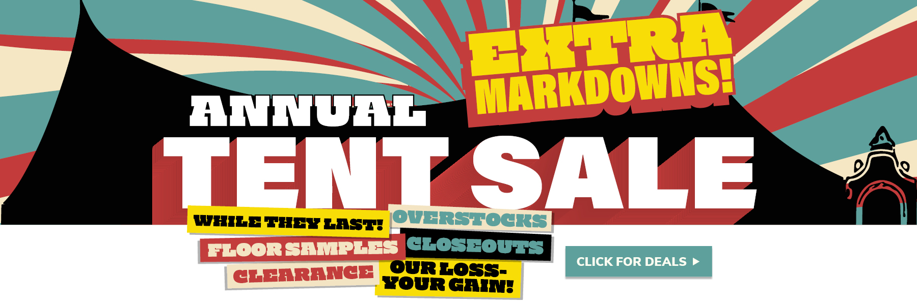 Tent Sale Extra Markdowns 