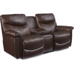 James Reclining Loveseat w/ Console