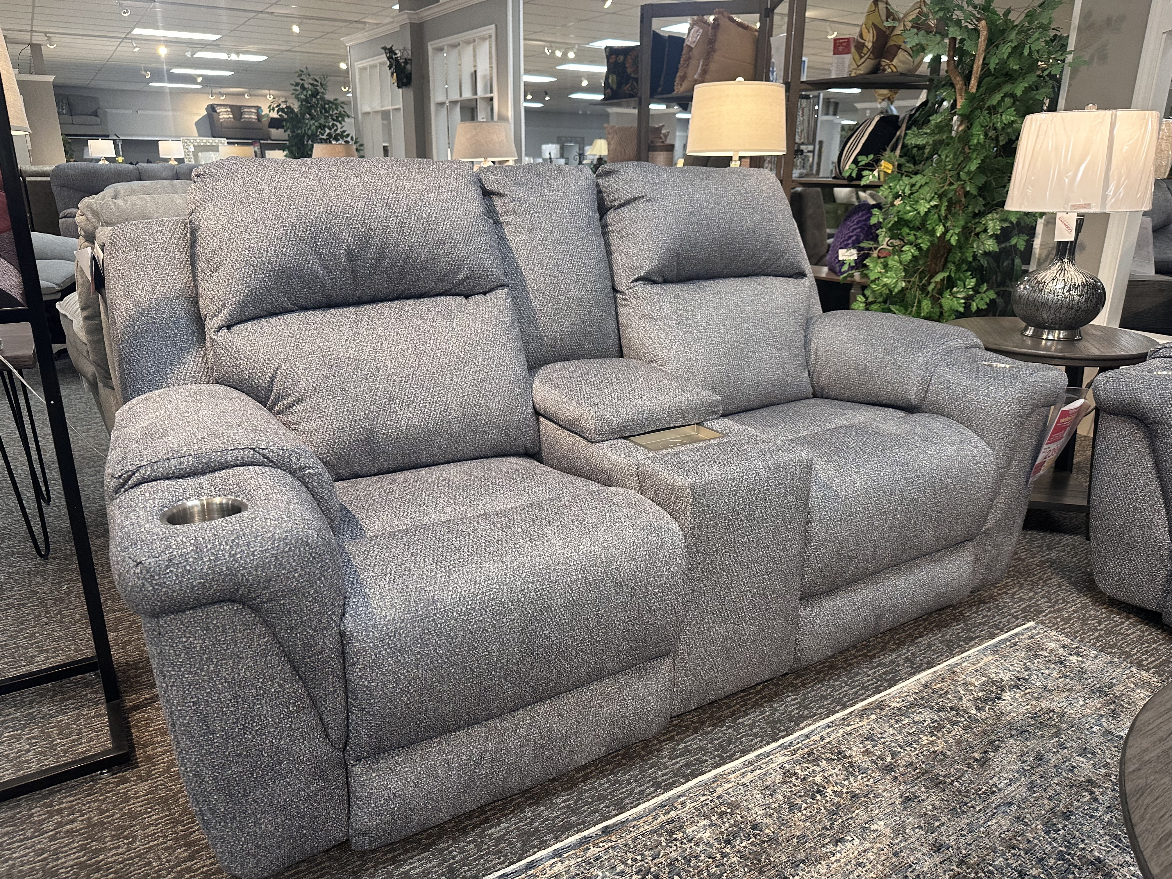 Bono Triple Power Loveseat w/Console B359851645 by Southern Motion