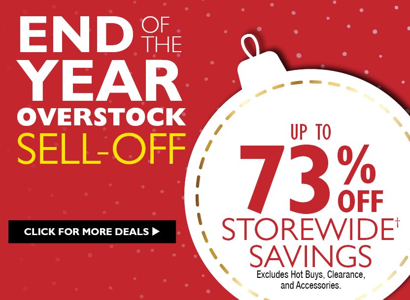 Year End Overstock Sell-Off