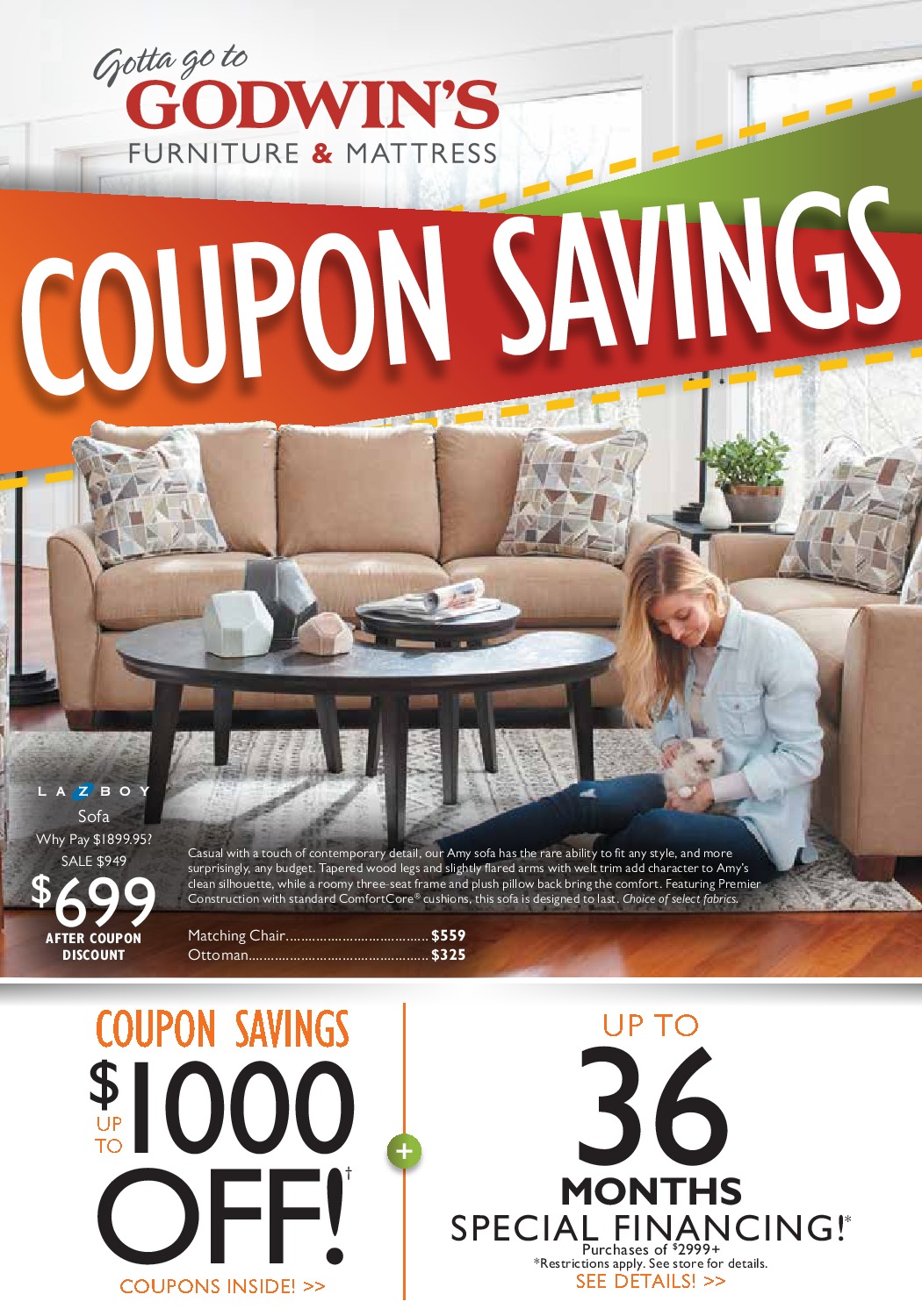 Coupon Event Godwin's Furniture & Mattress