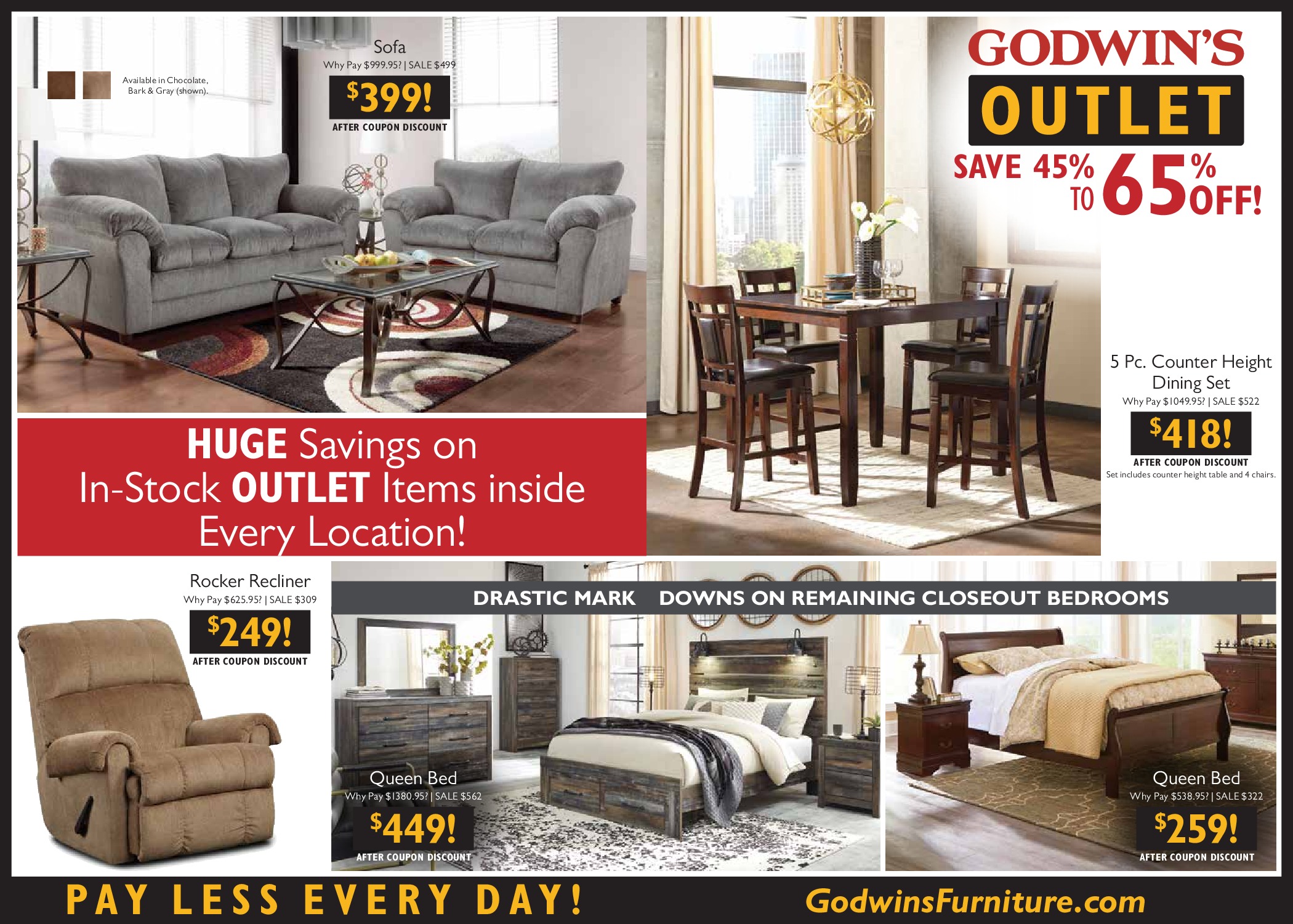 Coupon Event Godwin's Furniture & Mattress