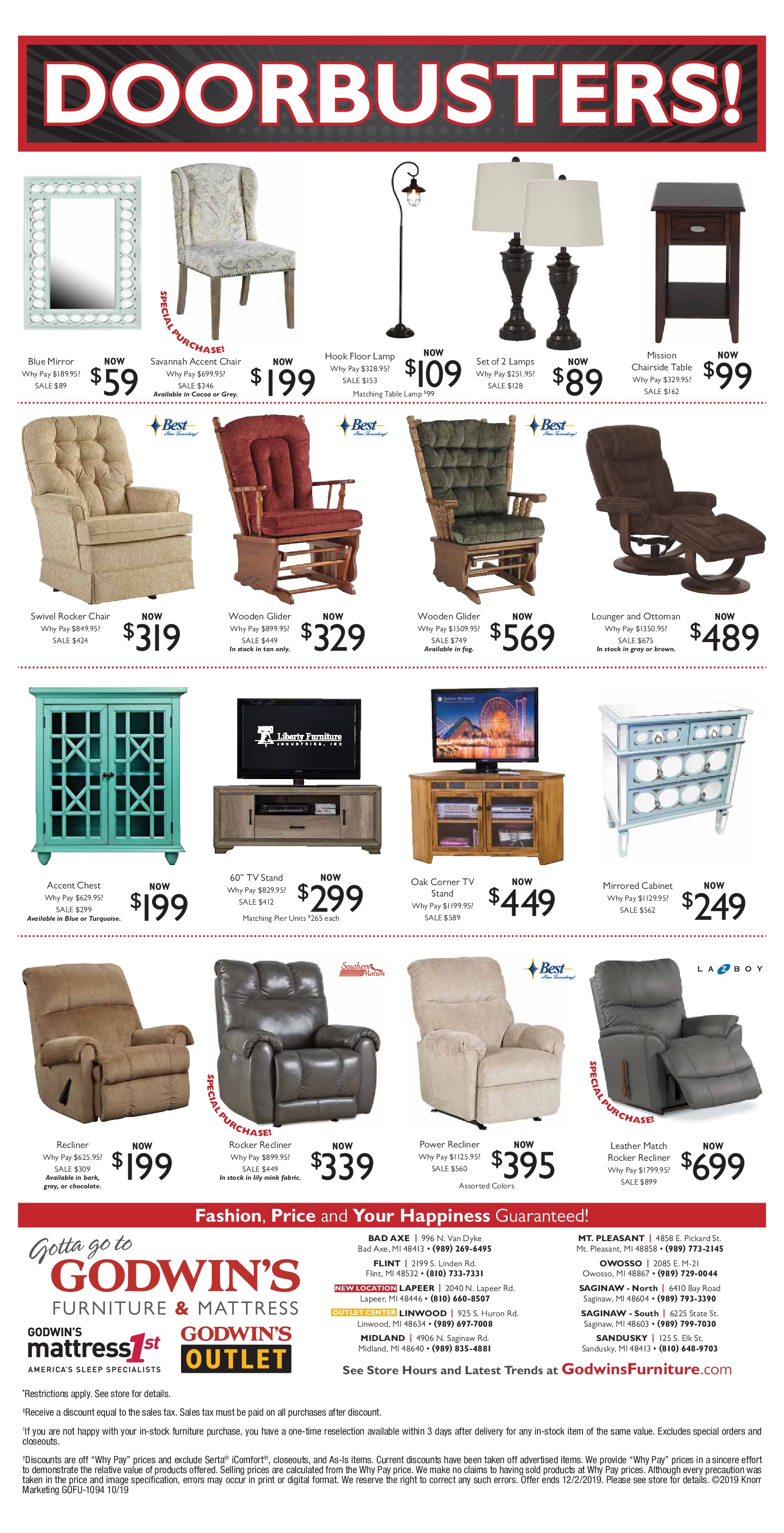 Black Friday Godwin's Furniture & Mattress