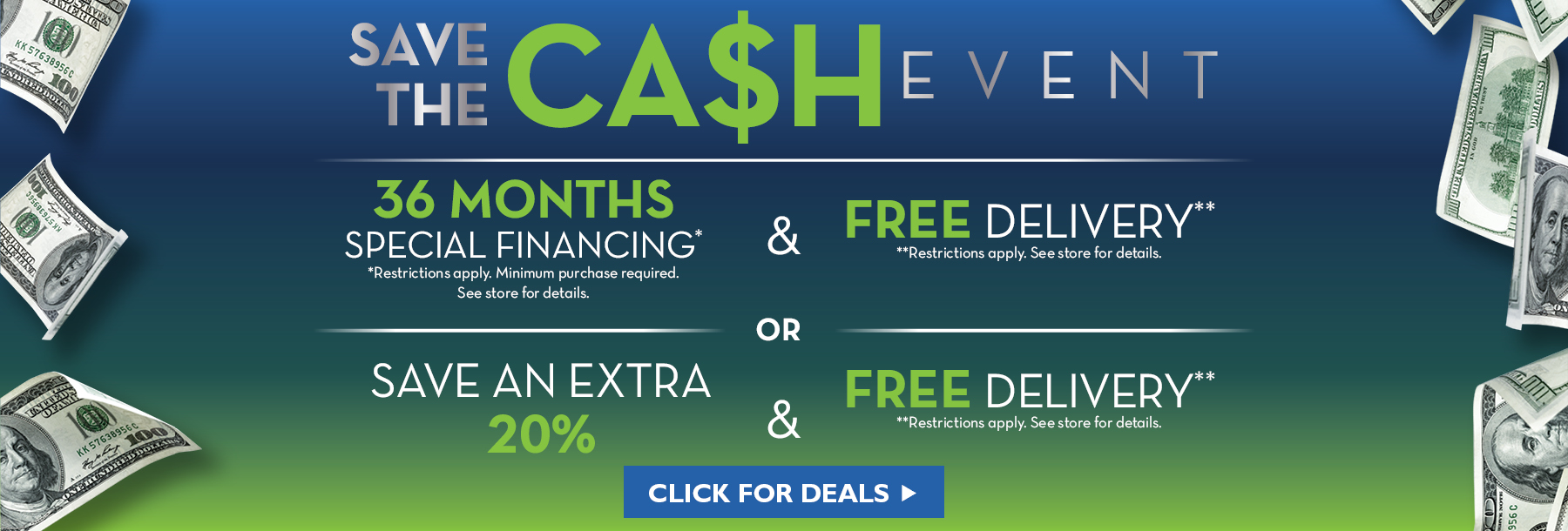 Save the Cash Event
