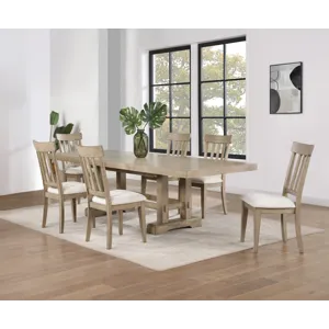 Napa 7-Piece Dining Set, Sand
