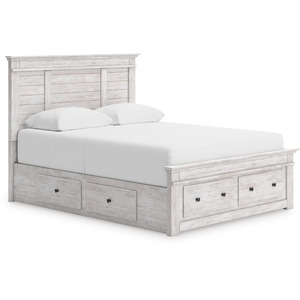 Makidern King Panel Storage Bed