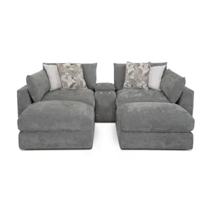 Dreamscape 5 PC Sectional - Linwood Green Bay