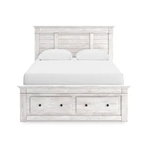 Makidern Full Panel Storage Bed