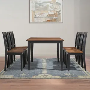 Joplin 7pc Dining Set W 6 Chairs