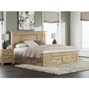 Makidern King Panel Storage Bed