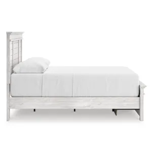 Makidern Full Panel Storage Bed