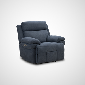Main Street Triple Power Recliner - Midnight