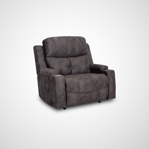 Arlington Fabric Chair & a Half Power Rocker Recliner