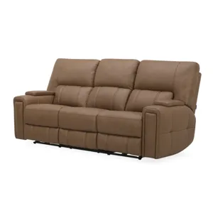 Hudson Leather Power Reclining Sofa