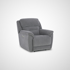 Knockout Power Recliner - Granite