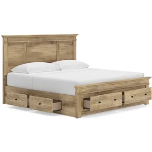 Makidern King Panel Storage Bed