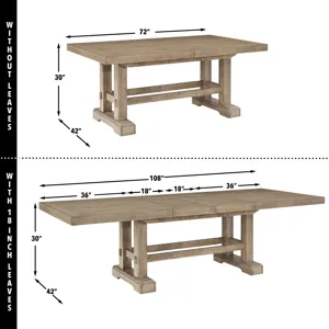 Napa 7-Piece Dining Set, Sand