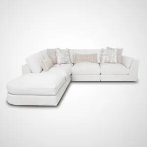 Bombay 5 PC Sectional - Fluffy Riverrock