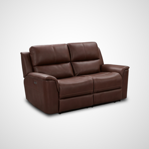 Dakota Triple Power Reclining Loveseat - Chestnut