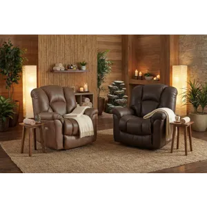 Impulse Power Recliner- Almond