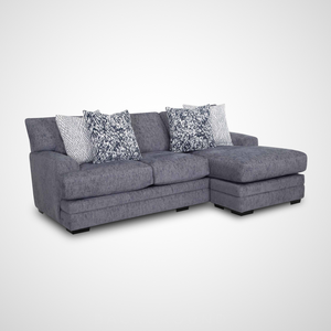 Sapphire Sofa w/ Reversible Chaise - Matcha Mineral