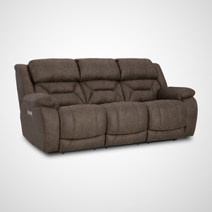 Skywalker Triple Power Zero Gravity Reclining Sofa - Walnut
