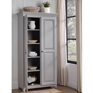 2 Door Pantry - Storm Gray