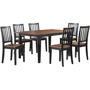 Joplin 7pc Dining Set - Black