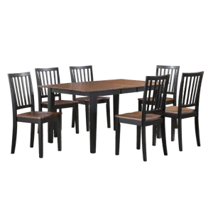 Joplin 7pc Dining Set - Black