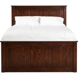 Shaker Chest Bed - Tall 6- Drawer / 3-Drawer Pedestal & Raised Panel HB / FB