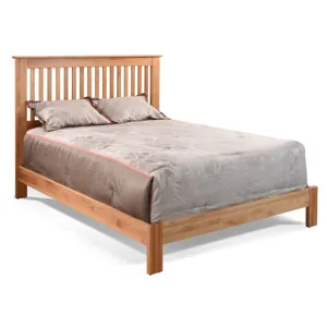 Shaker Queen Slat Bed - Low Footboard