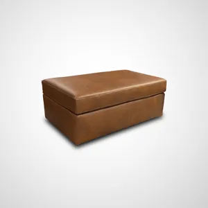 Leather Ottoman