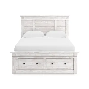 Makidern King Panel Storage Bed