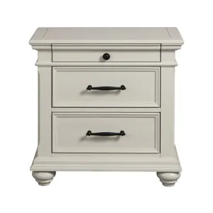 Slater 3 PC King Bedroom Set in Antique White