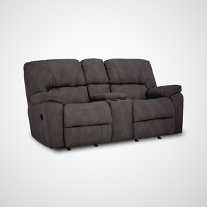 Rhino Reclining Loveseat - Pewter
