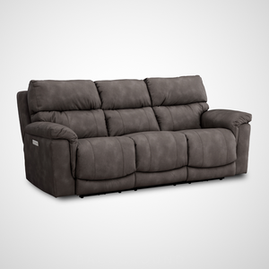 Cosmo Triple Power Zero Gravity Sofa - Pewter