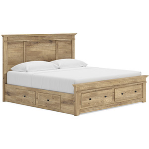 Makidern King Panel Storage Bed