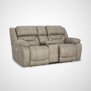 Skywalker Triple Power Zero Gravity Loveseat - Fog