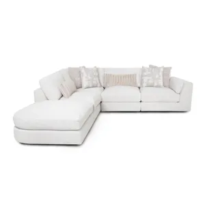 Bombay 5 PC Sectional - Fluffy Riverrock