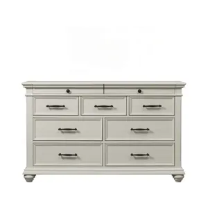 Slater 3 PC King Bedroom Set in Antique White