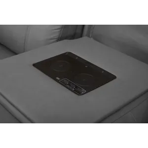 Hudson Leather Power Reclining Sofa