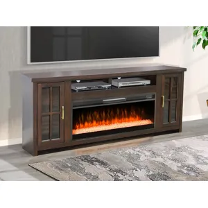 Americana Media Console w/ Fireplace Option